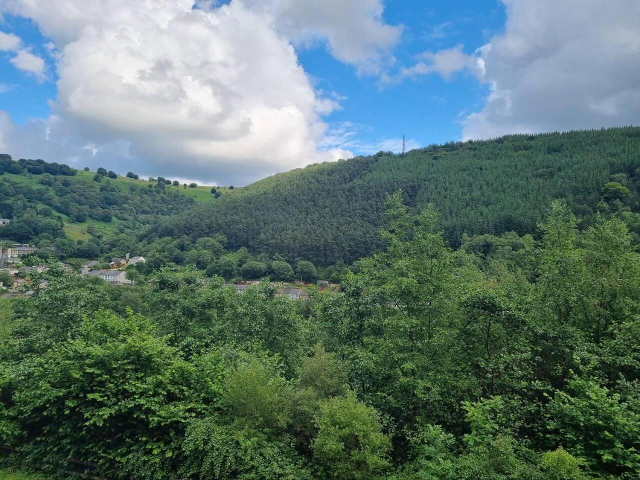 Modern 4-Bedroom Townhouse With Private Garden Abertillery Bagian luar foto